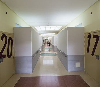 Pasillos y Ascensor