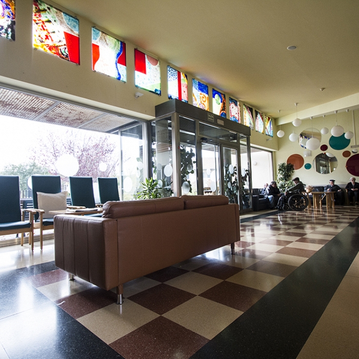 Recepción de la Residencia