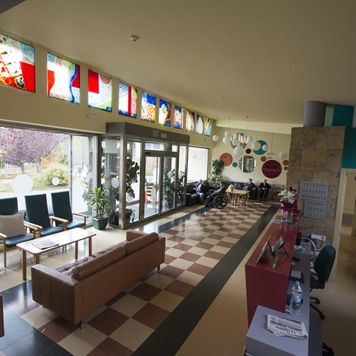 Recepción de la Residencia