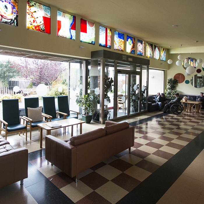 Recepción de la Residencia